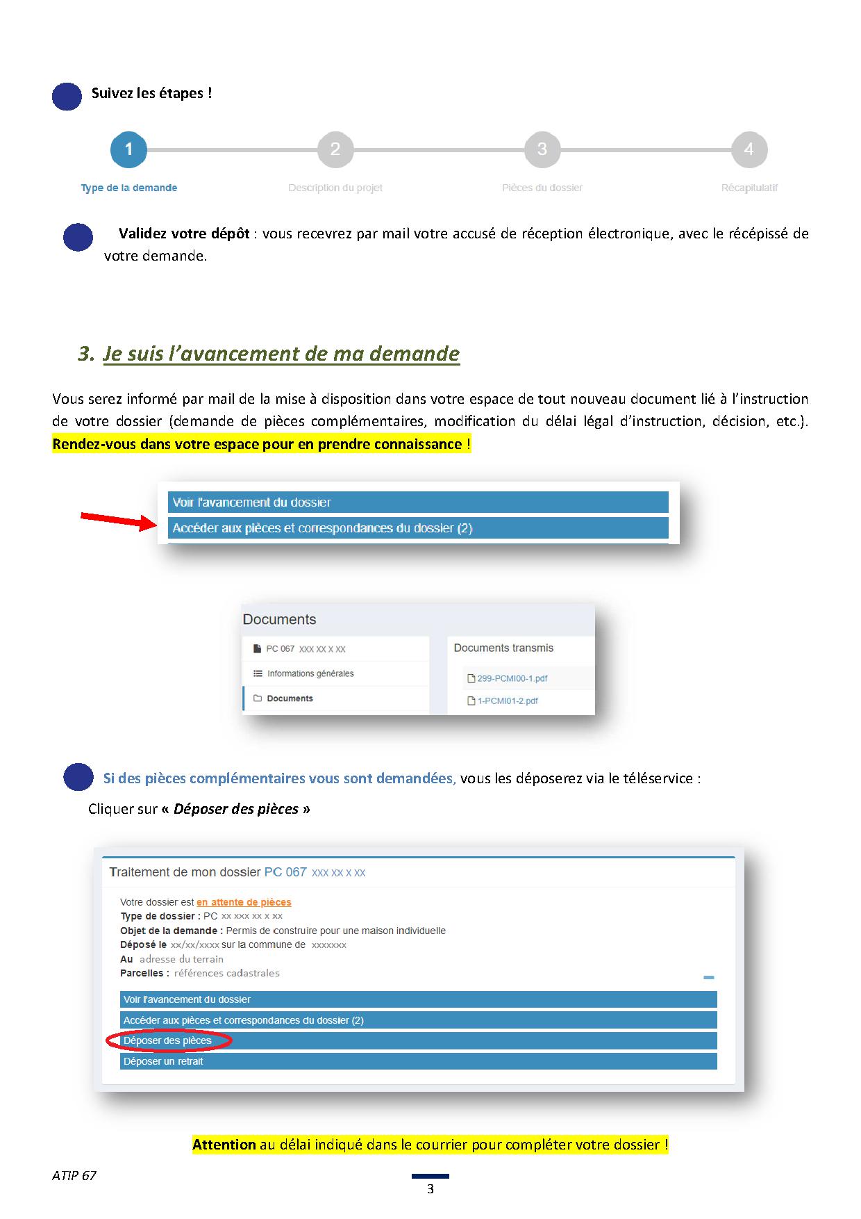 Vos démarche en ligne page 3